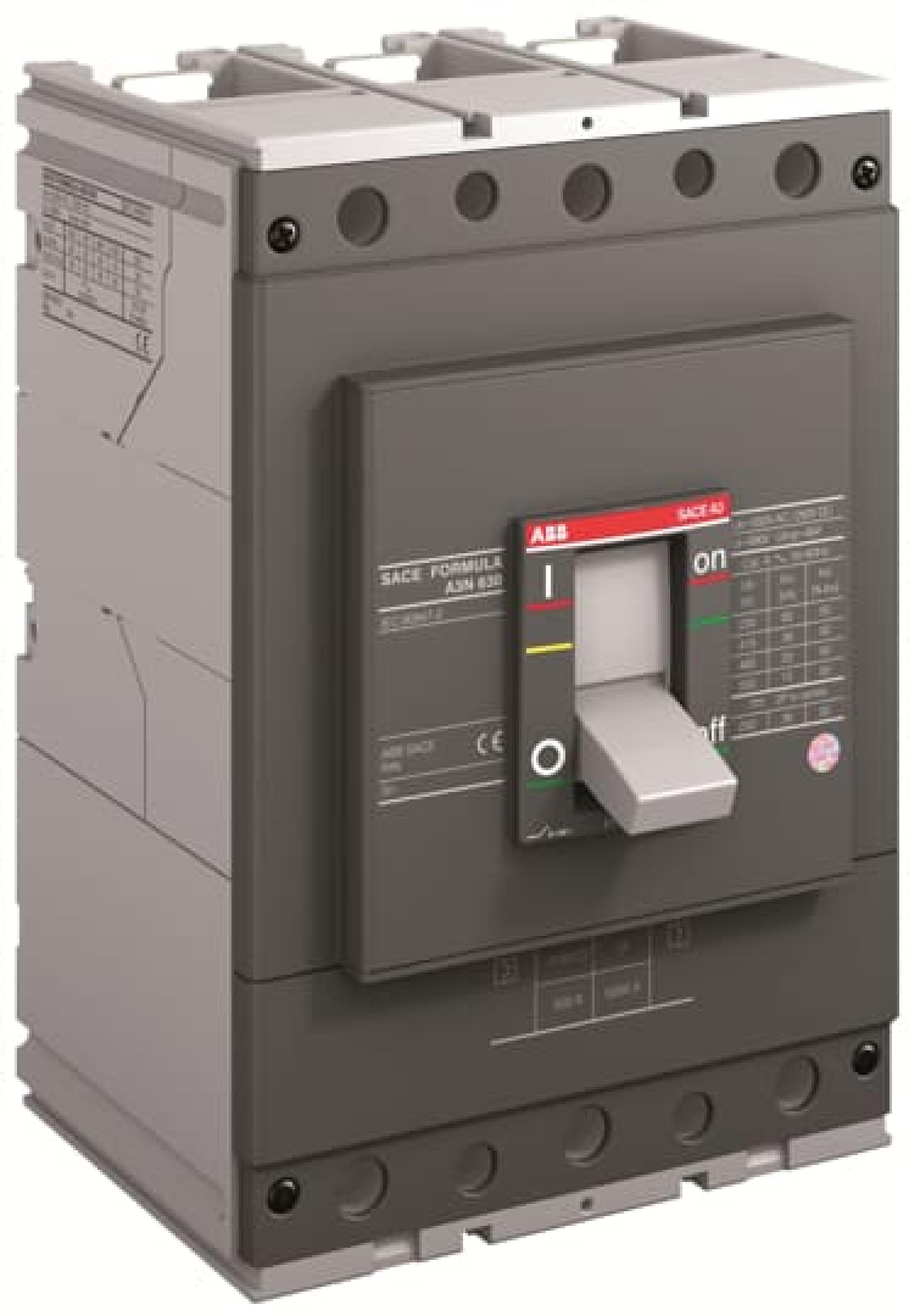 Breaker fijo disparó termomagnético TMF 3P 400A 690Vac. ABB