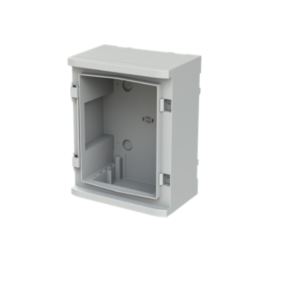 Caja para electricidad termoplastica 400x335x210 nema 4x e ip66 con doble fondo