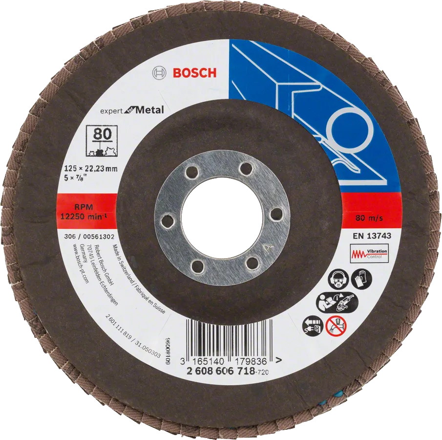 Plato pulidor X551 Expert for Metal, acodado