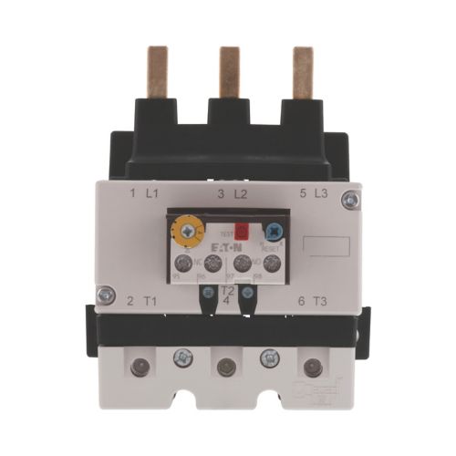 RELE DE SOBRECARGA EATON MOELLER SERIE ZB, ZB150, IR= 120-150 A, 1 N/A, 1 N/C, MONTAJE DIRECTO, IP00 REF 278466 MOD ZB150-150