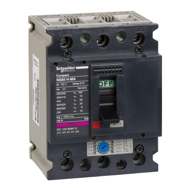 Breaker Compact NS80H-MA 3P 80A 690Vac