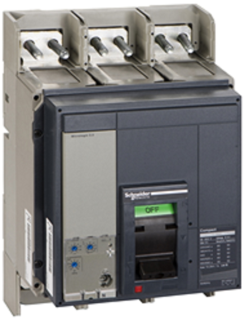 Breaker Automático ComPact NS1250N - MicroLogic 2.0 - Fijo - Manual- 1250 A - 3P3D