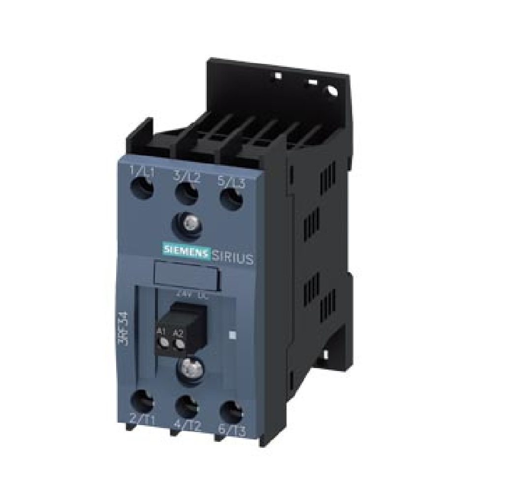 Contactor estático trifásico 3RF3 5,2 A,110-230V controlado por 2 fases de conmutación instantánea