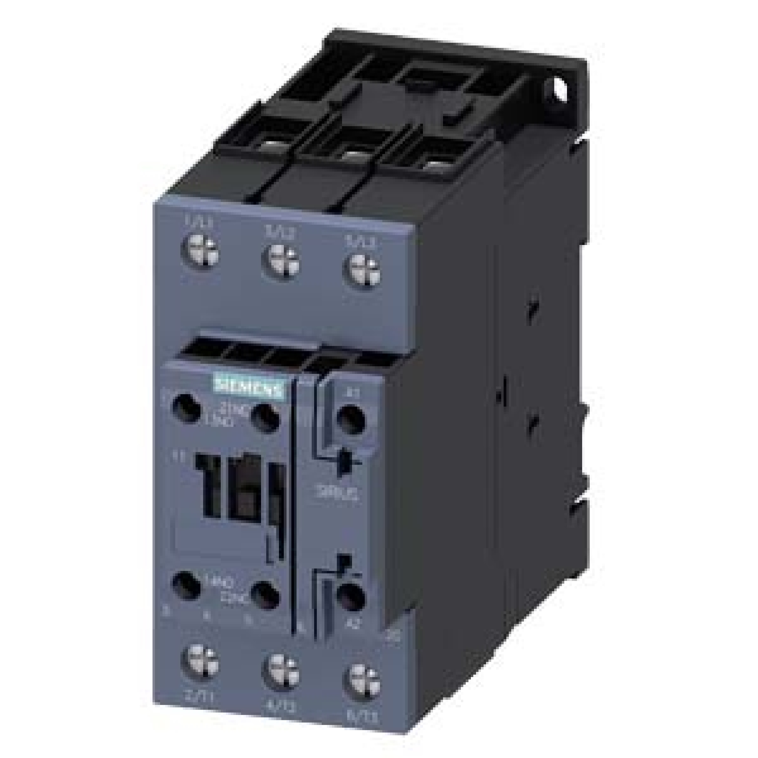 Contactor de potencia, AC-3e/AC-3, 65 A, 30 kW/400 V, tripolar, 220 V AC, 50/60 Hz, contactos auxiliares: 1 NA + 1 NC, borne de tornillo