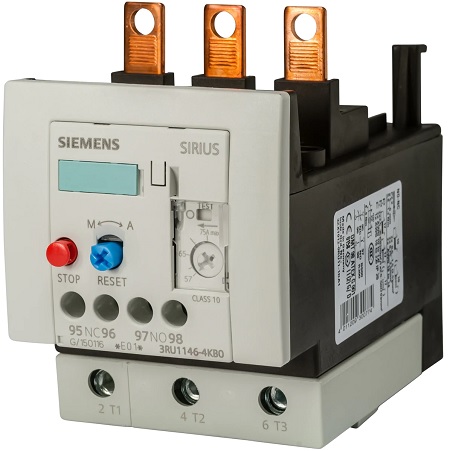 Rele térmico SIEMENS SIRIUS 3RU11 57...75A clase 10 frame S3