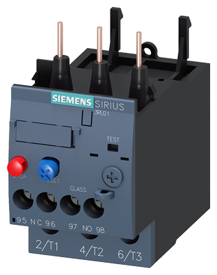 Relé de sobrecarga 20...25 A térmico para protección de motores tamaño S0 clase 10 para montar en contactor Circuito principal: atornillable circuito auxiliar: atornillable Rearme manual/automático FABRICADO POR SIEMENS