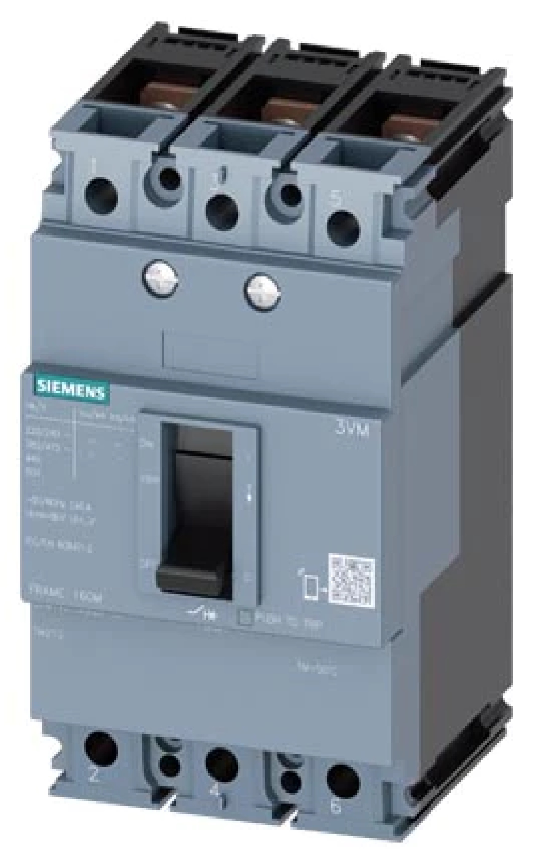 Breaker Siemens de 3P 100A 25kA 415Vac