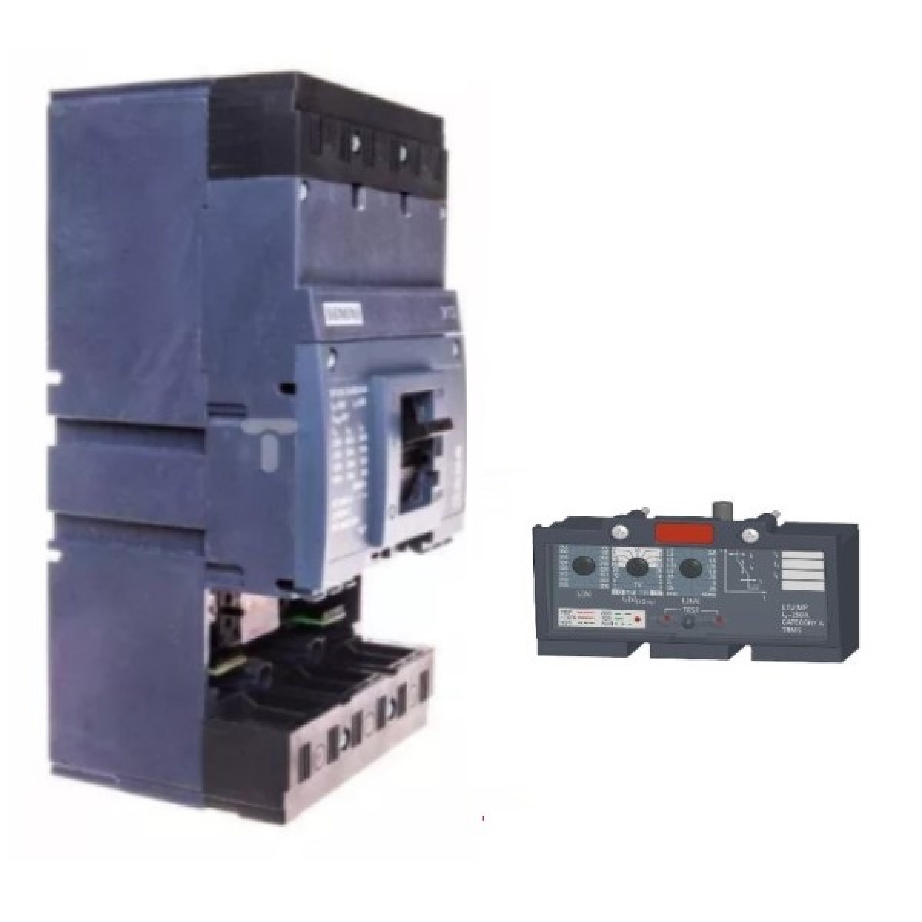 Breaker siemens o de caja Icu=36 kA 415Vac 3 polos con unidad de disparo