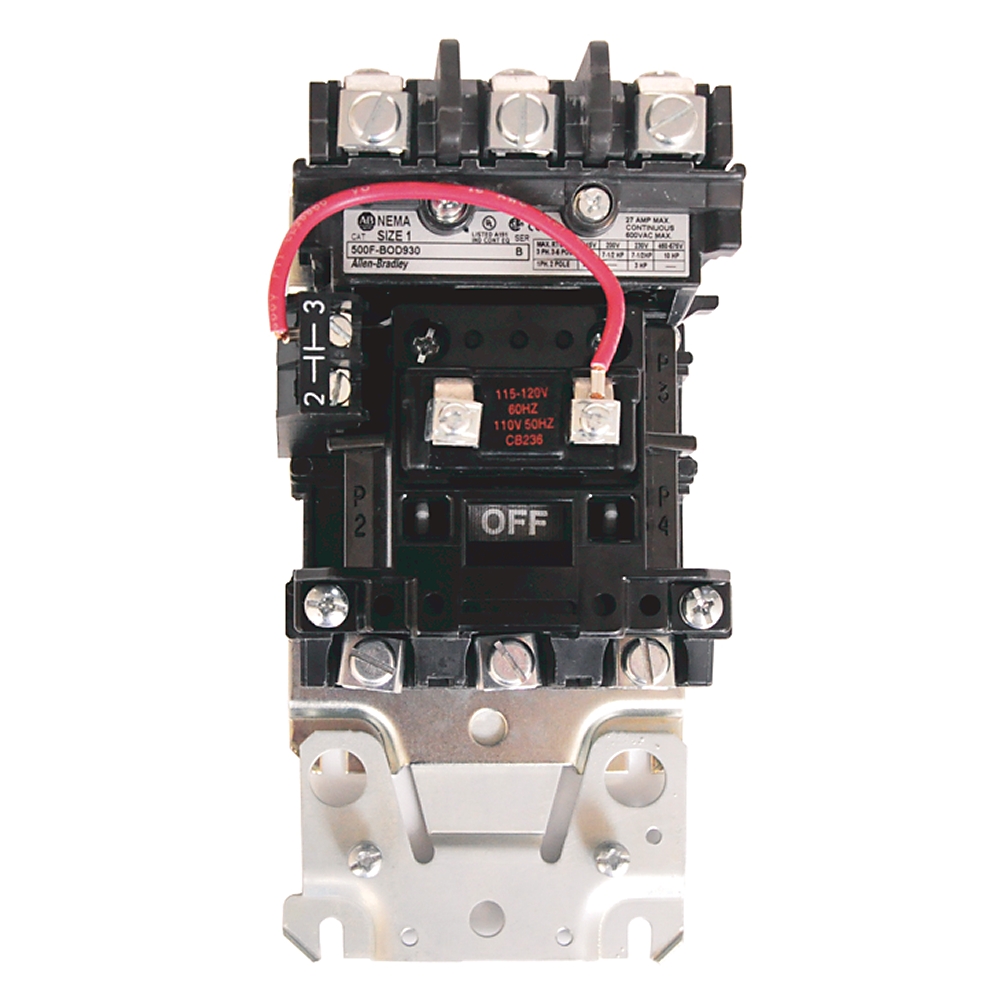 CONTACTOR ABIERTO NEMA 1 27A BOBINA 115VAC ALLEN BRADLEY