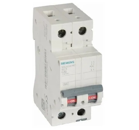 Breaker Siemens 5SL6 2P 1A 400Vac