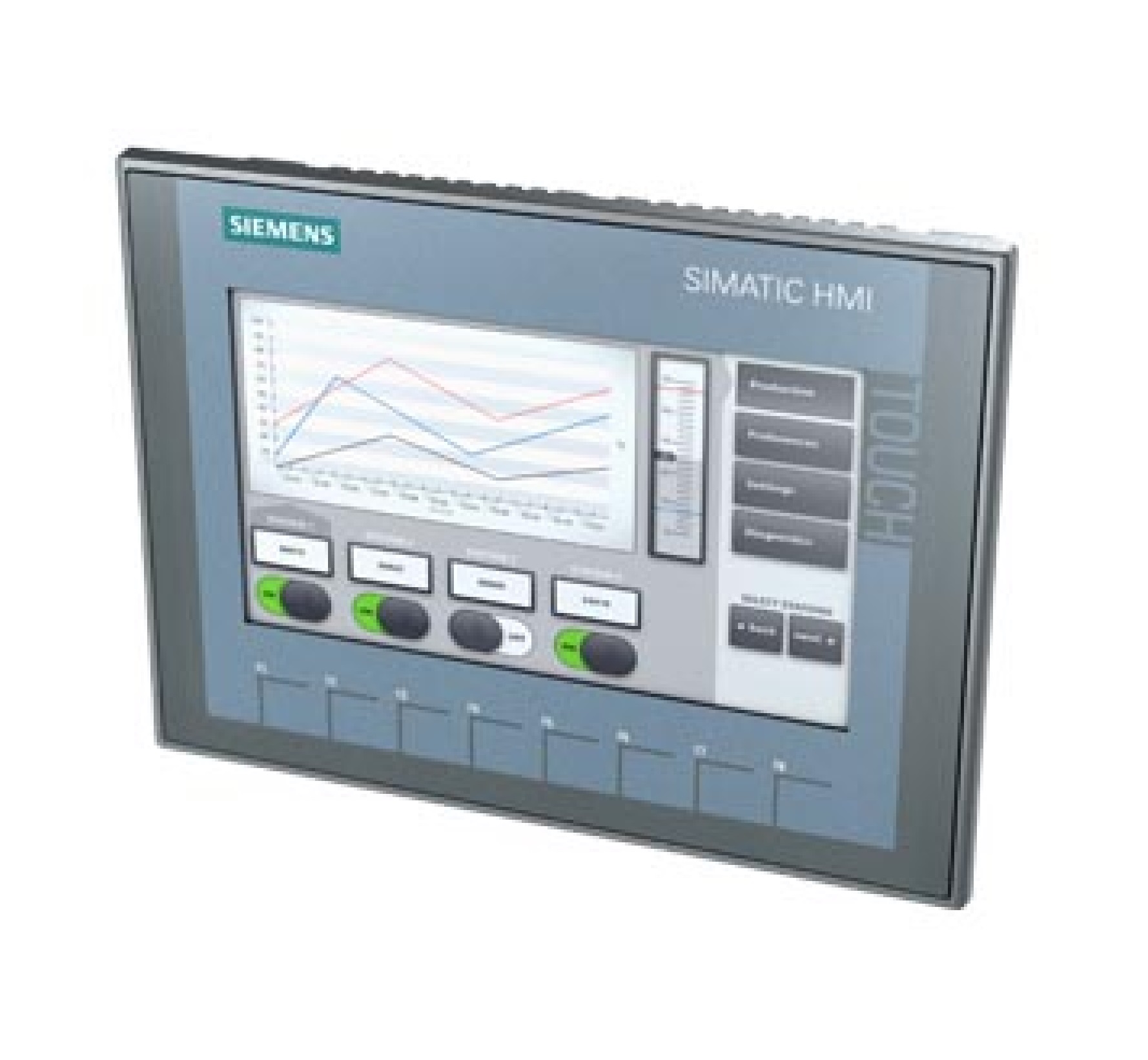 IMATIC HMI, KTP700 Basic, Basic Panel, manejo mediante teclado/táctil, pantalla TFT de 7, 65536 colores, SIEMENS