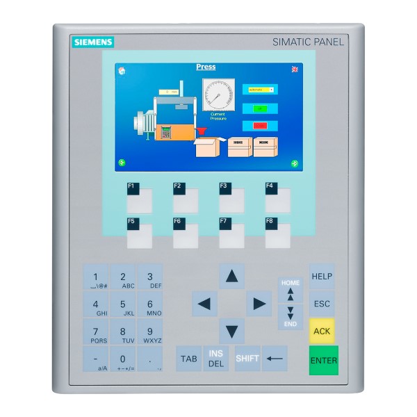 SIMATIC HMI KP400 Basic Color PN, Basic Panel, mando por teclado, pantalla TFT widescreen de 4'', 256 colores, Interfaz PROFINET