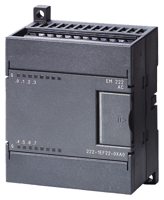 Módulo expansión digital Siemens EM 222, 8 salidas, 24VDC. Exclusivo para CPU S7-200. Ref: 6ES7222-1BF22-0XA0. Producto descontinuado, ideal para repuesto en sistemas existentes.