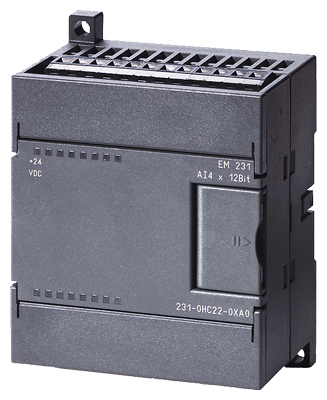 * SIMATIC S7-200, entrada analógica EM 231, solo para CPU S7- 22X, 4 AI, 0-10 V DC, convertidor 12 bits