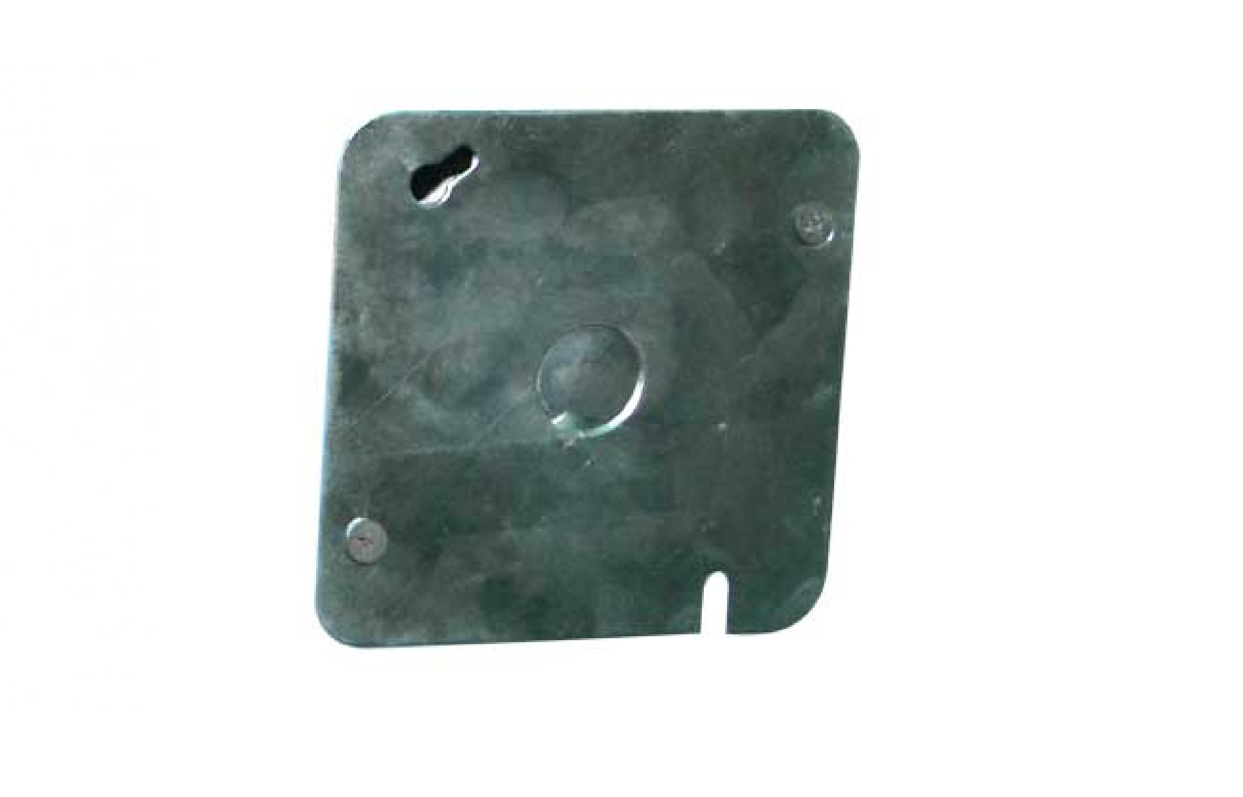 Tapa cuadrada de 5'' perforada 1/2'' acero galvanizado