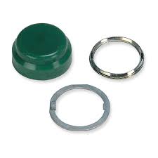 Capuchón de goma de color verde para control y señalización de diámetro 30mm