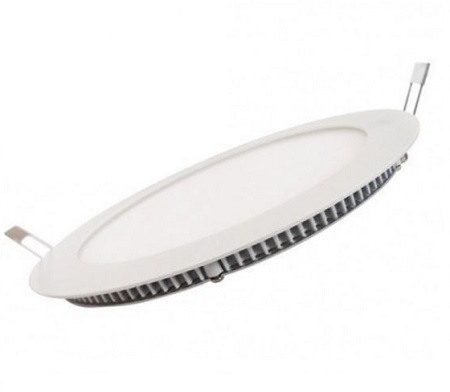 Panel LED circular 4'' 6W 110-240Vac luz fría