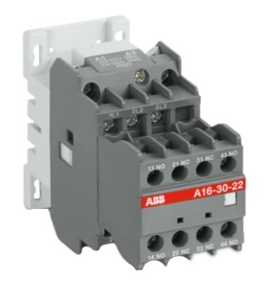 Contactor ABB  A9 de 3P 9A 220/240Vac 2NA 2NC1