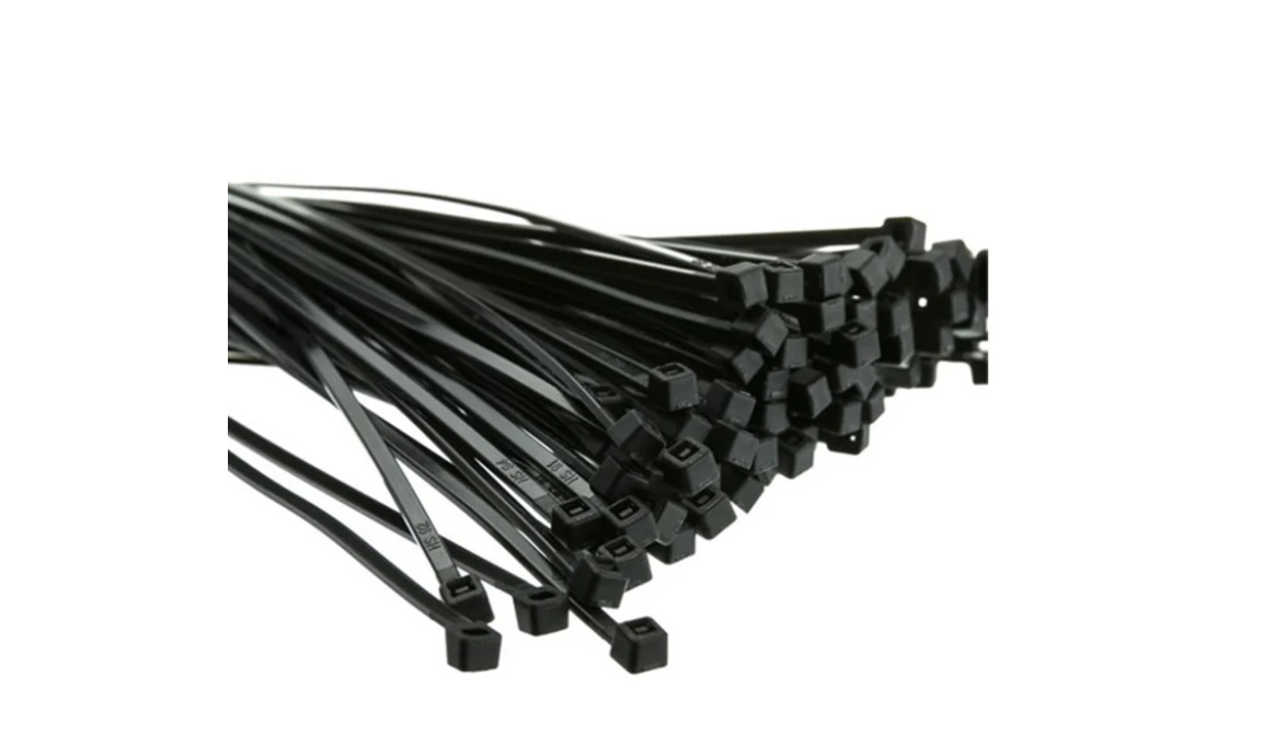 Cinta Amarra Cables de Nylon Tirrap Negro 3X100 mm