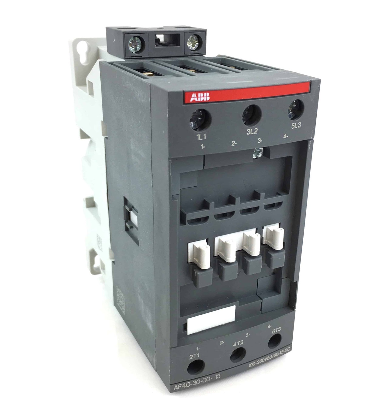 Contactor Marca ABB, 3P, AC3-40A, 690V, Bobina de rengo 100-250Vac/dc