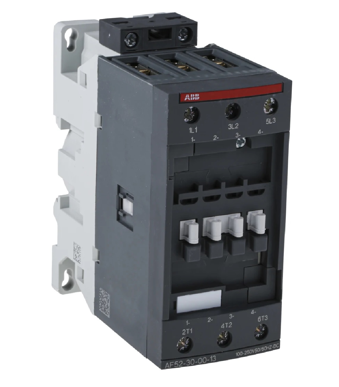 Contactor Marca ABB, 3P, AC3-53A, 690V, Bobina de rengo 100-250Vac/dc