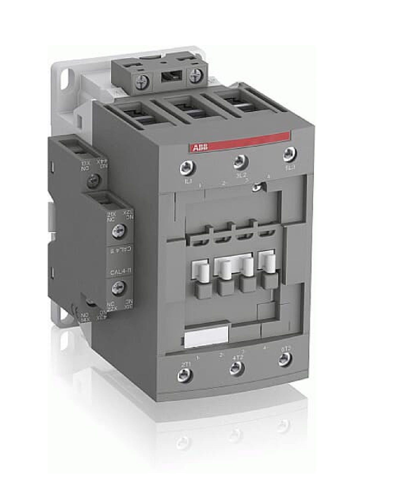 Contactor Marca ABB, 3P, AC3-96A, 690V, Bobina de rengo 100-250Vac/dc