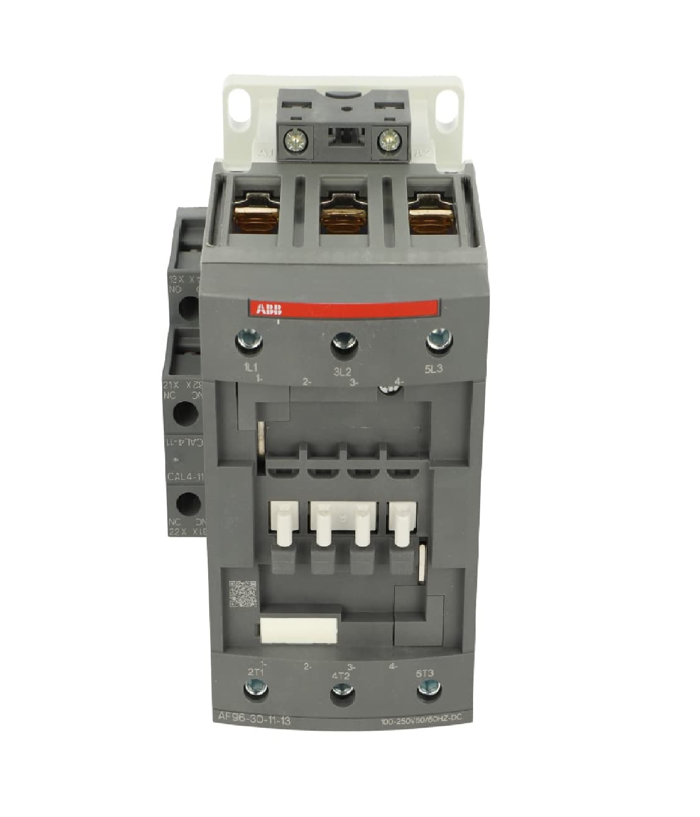 Contactor Marca ABB, 3P, AC3-96A, 690V, Bobina de rengo 100-250Vac/dc