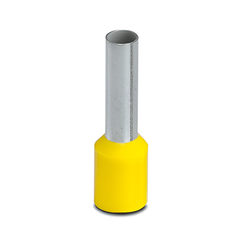 Puntera, Longitud de zona de contacto: 12 mm, longitud del manguito: 20 mm, color: amarillo PHOENIX CONTACT