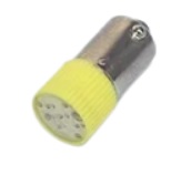 Bombillos bayonetas tipo led color amarillo de 240Vac