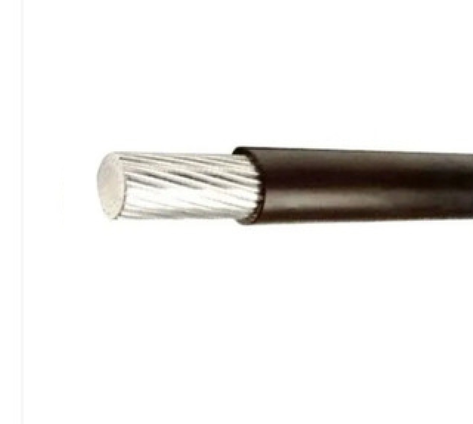 Cable 1/0 AWG THHW de aluminio 90°C color negro