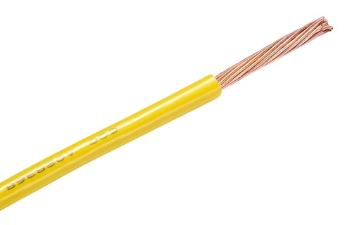 Cable 10 AWG THHN de cobre 90°C color amarillo