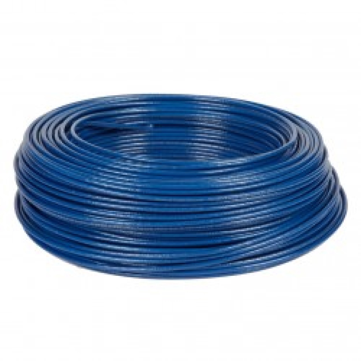 Cable 10 AWG THW de cobre 75°C color azul.