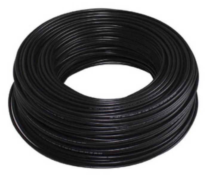 Cable 12 AWG THW de cobre 75°C color negro.