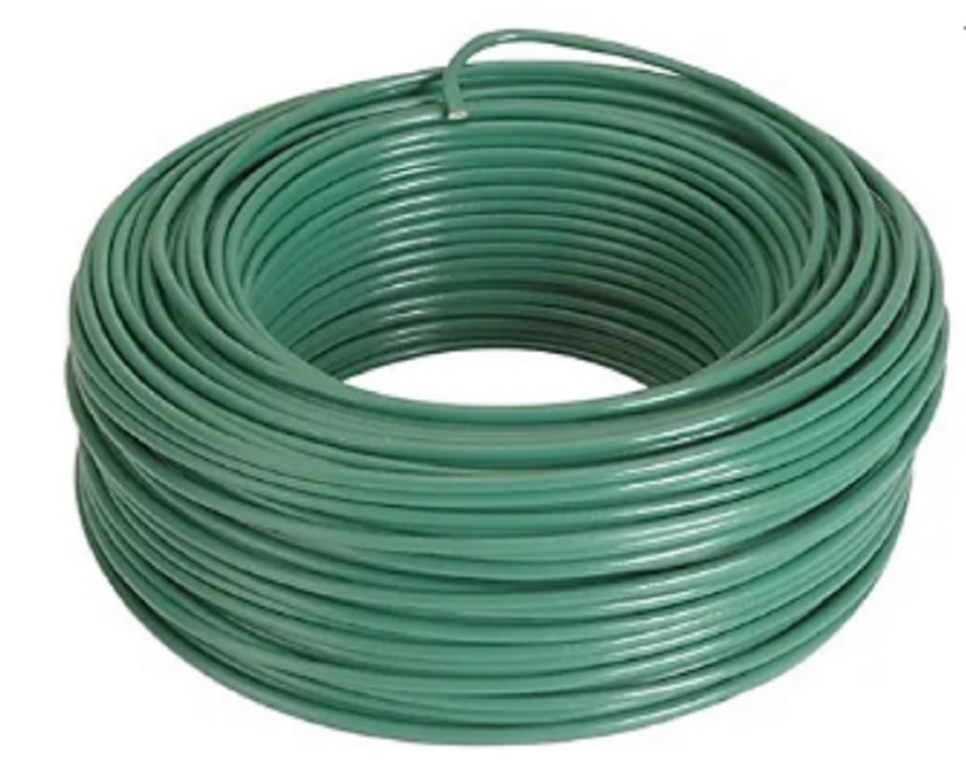 Cable 12 AWG THW de cobre 75°C color verde.