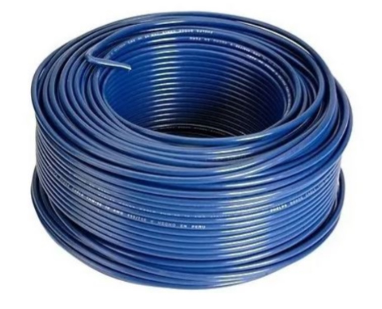 Cable 16 AWG instalación de cobre 105°C color azul