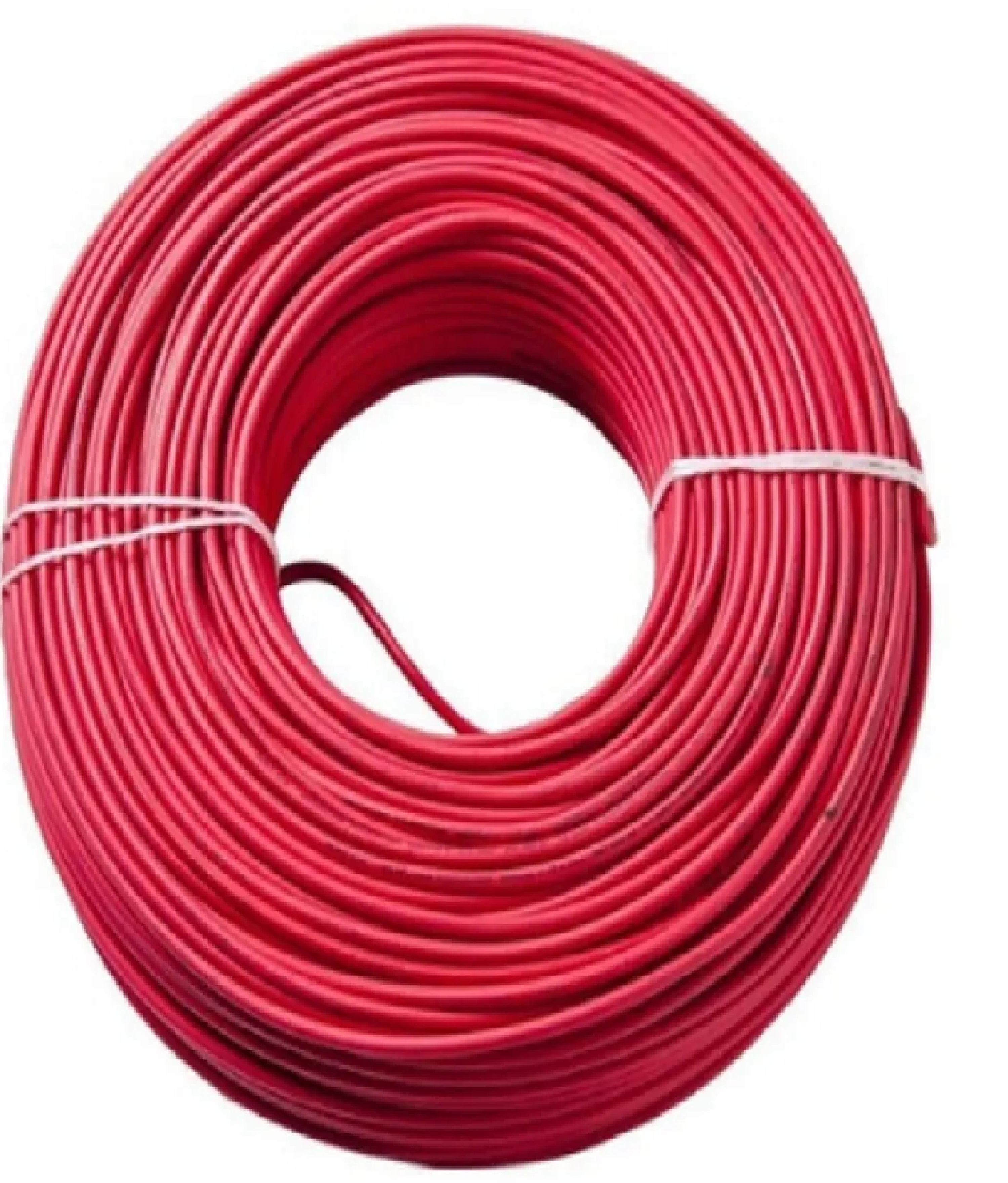 Cable 2 AWG TTU XLPE, de cobre 90°C color rojo.