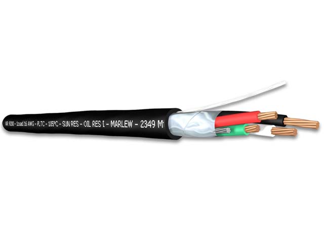 CABLE INST COND CU TRENZ B PANTALLA TOTAL FOIL ALUM, PVC PVC 300V 105ºC 36 PAR X 16AWG C/DRENAJE