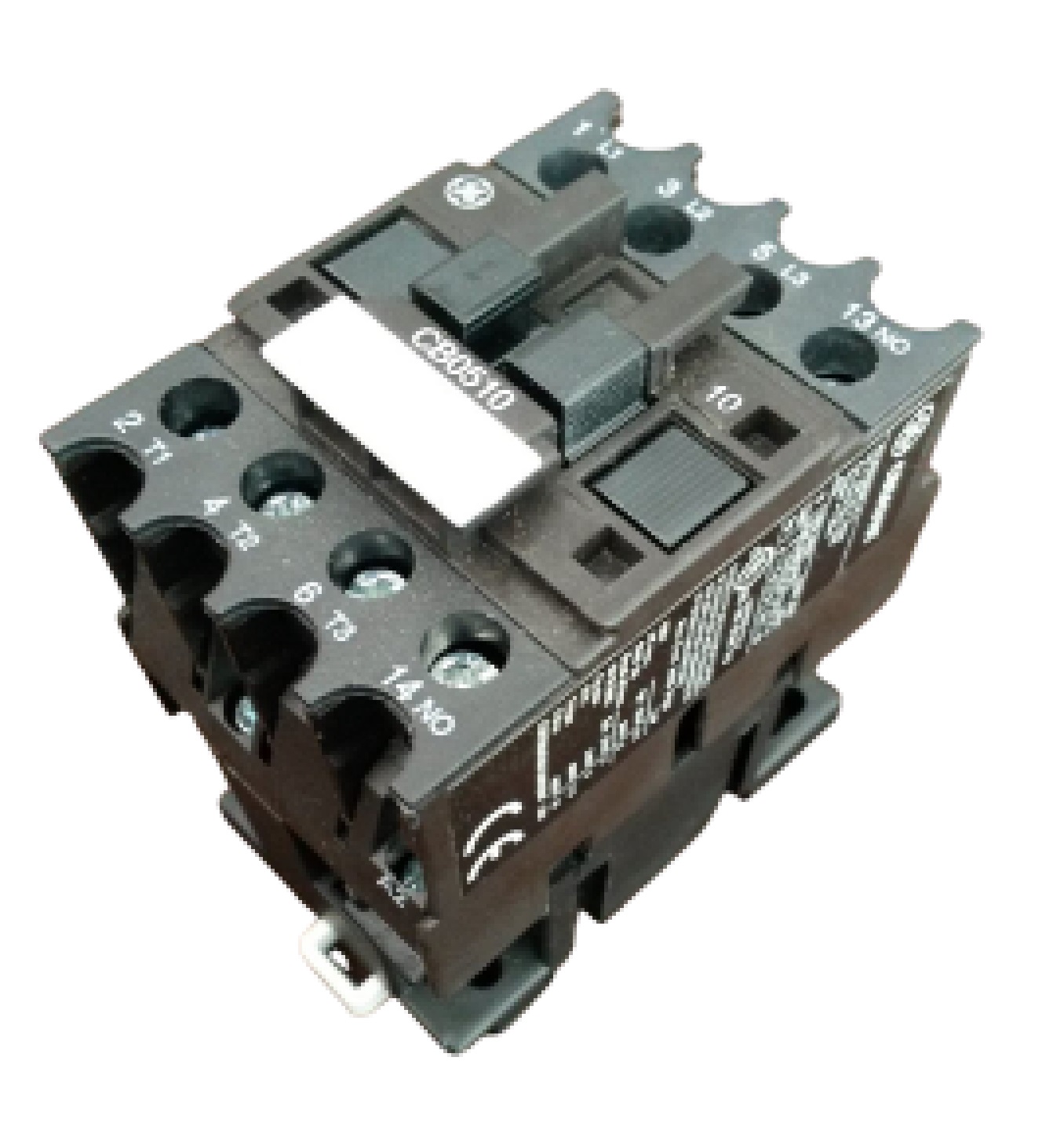 Contactor de potencia, AC-3 =11,5A, 4kW/400V, 1NA,110Vac, 3 polos.