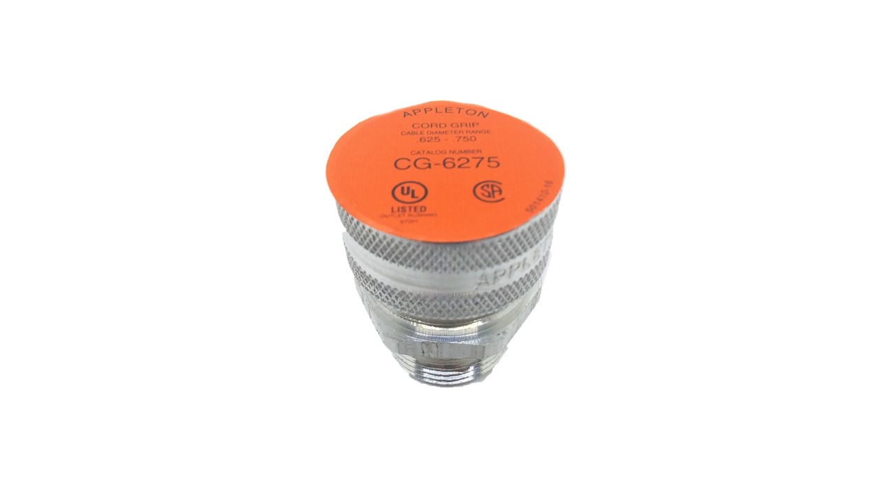 Appleton CG-6275 Conector de cable recto de aluminio de 3/4