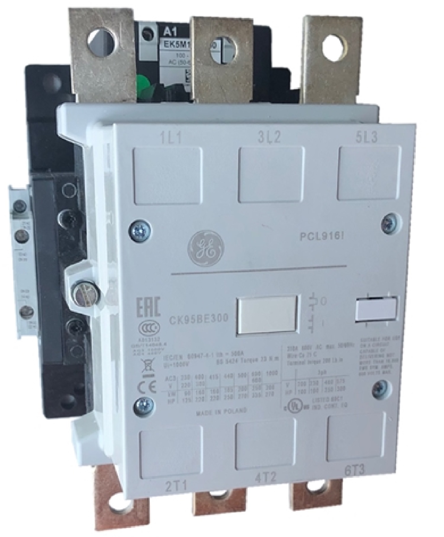 Contactor 3 Polos 450A, Bobina 250V, General Electric