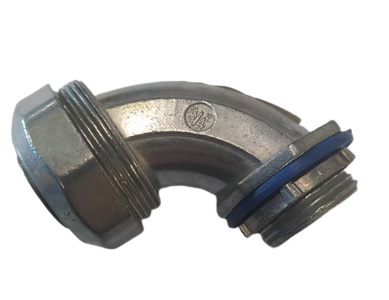 conector curvo de 90° liquid tight de 1/2 pulgada