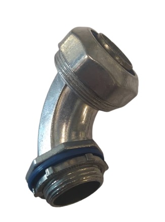 conector curvo de 90° liquid tight de 1/2 pulgada