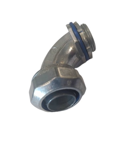 conector curvo de 90° liquid tight de 3/4 pulgada