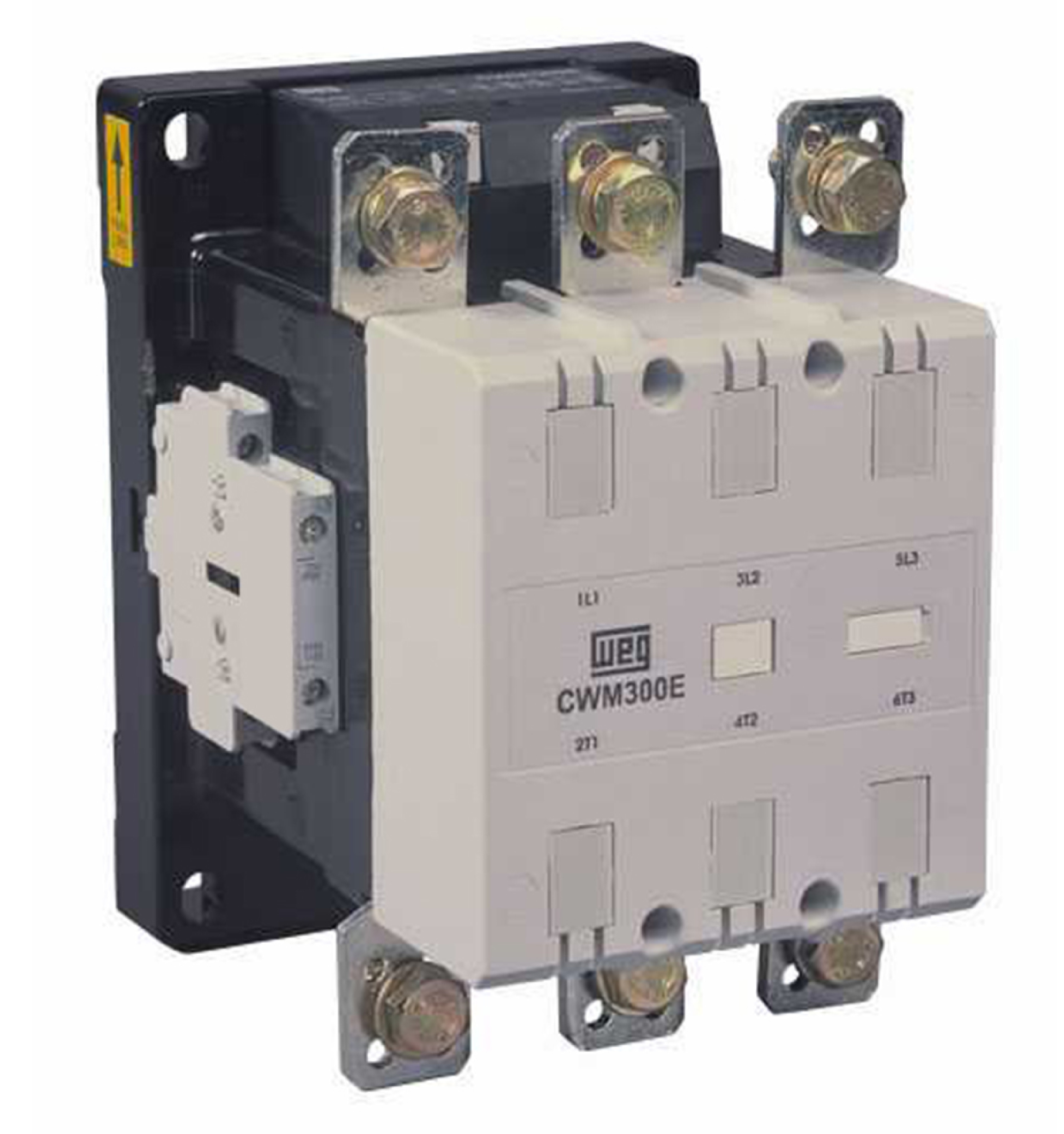 Contactor tripolar,bobina 110-130V, 2NA+2NC, I máx AC3 300A.