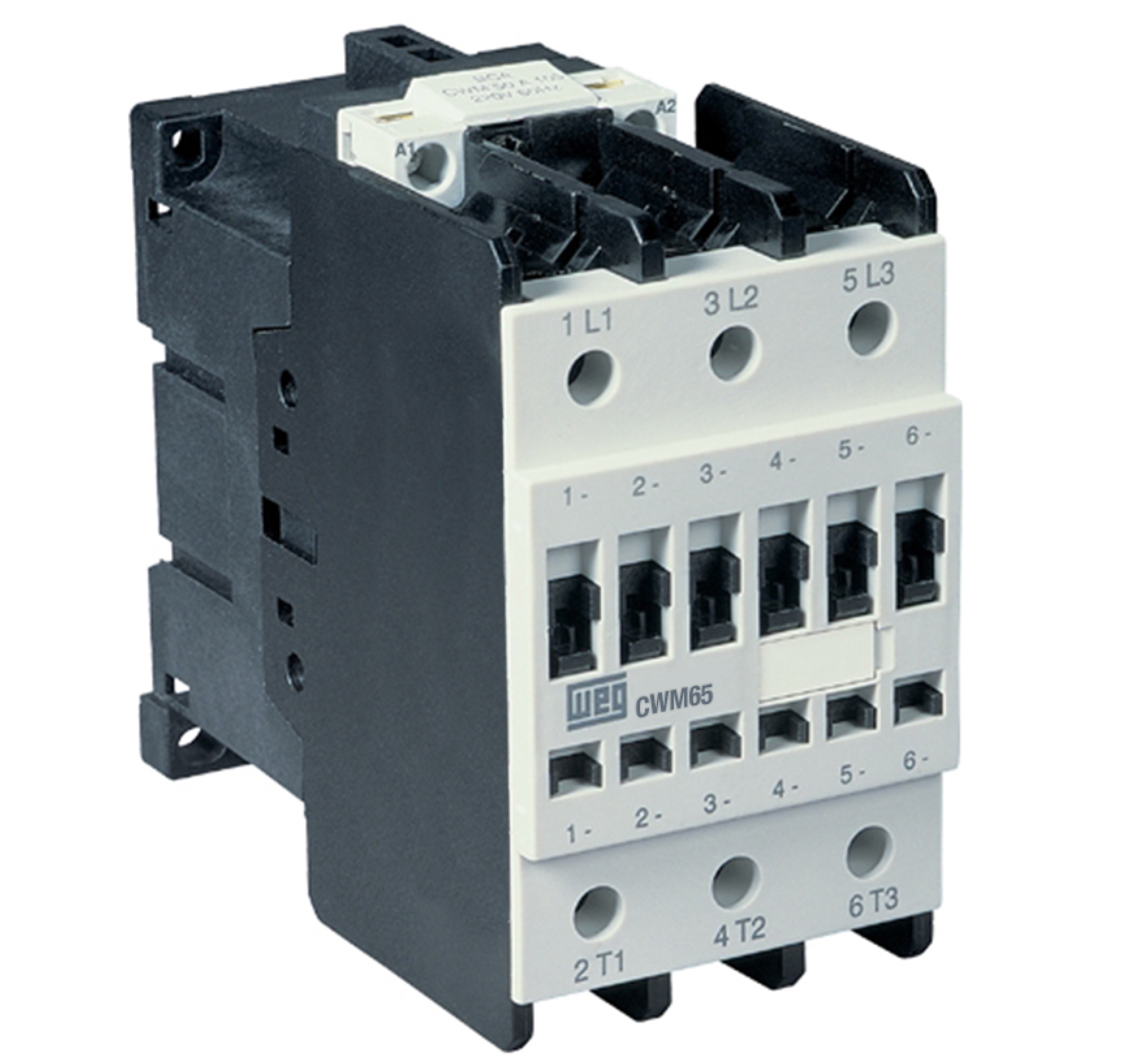 Contactor tripolar,bobina 110V, 1NA, I máx AC3 65A.