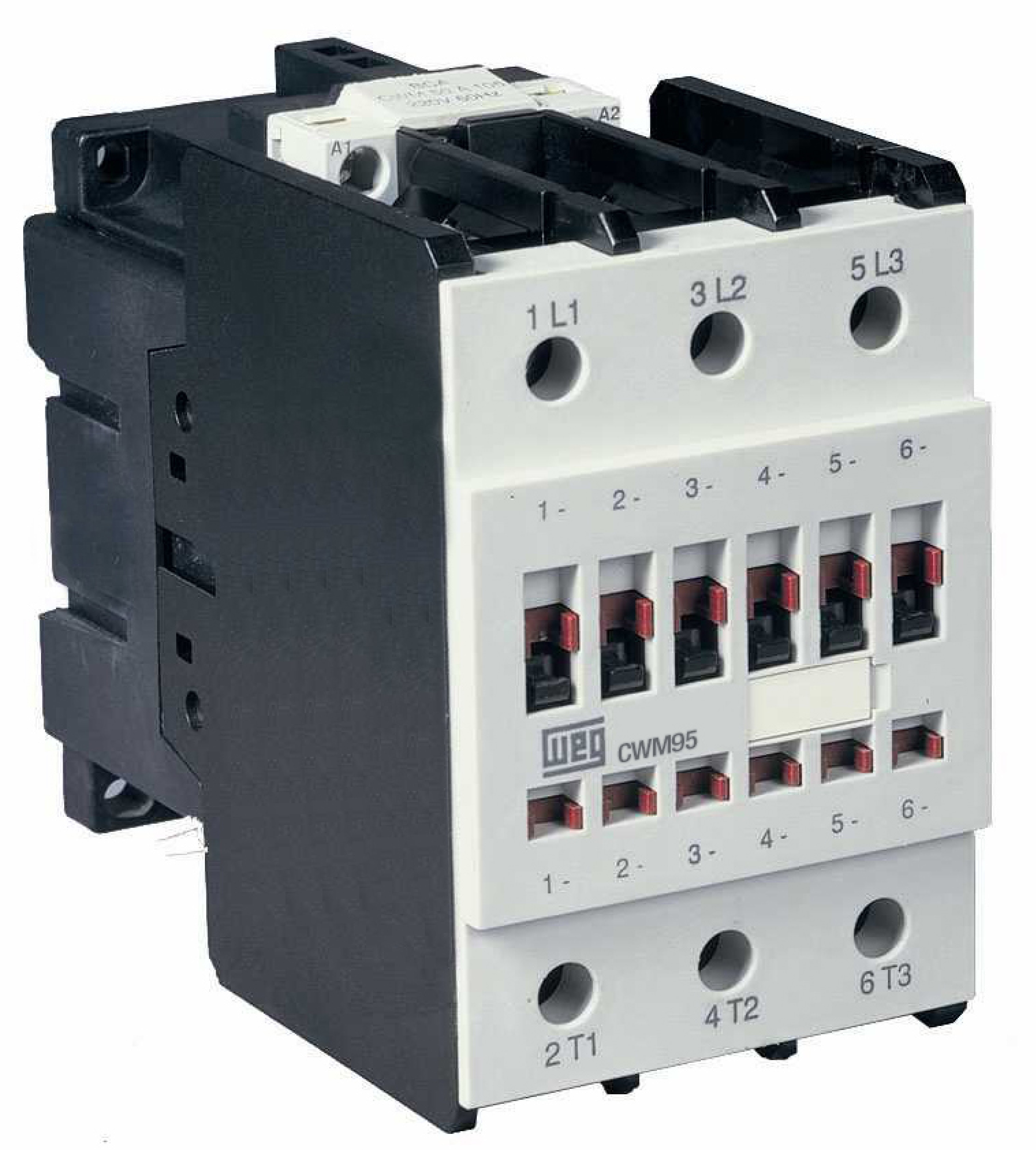 Contactor tripolar,bobina 110V, 1NA, I máx AC3 95A.