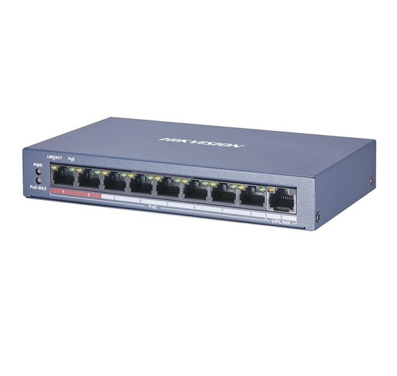 Switch de 8 puertos PoE Fast Ethernet 100 mbps