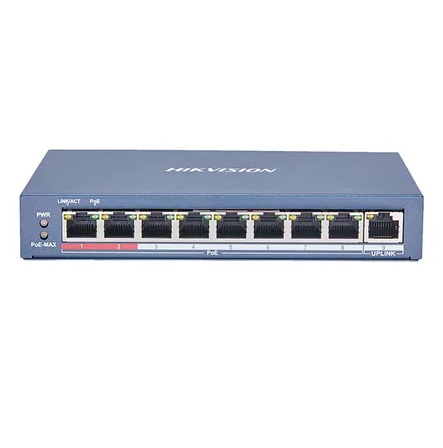 Switch de 8 puertos PoE Fast Ethernet 100 mbps