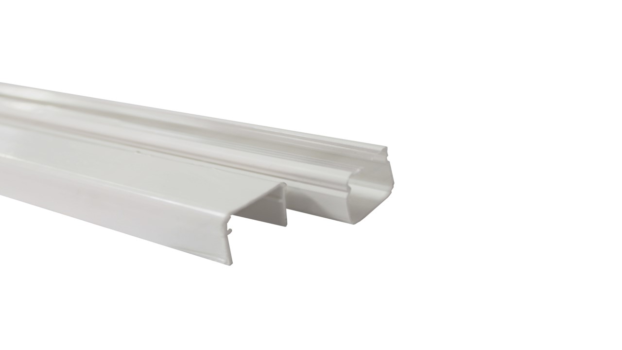 Canaleta Blanca 20x20 mm sin adhesivo