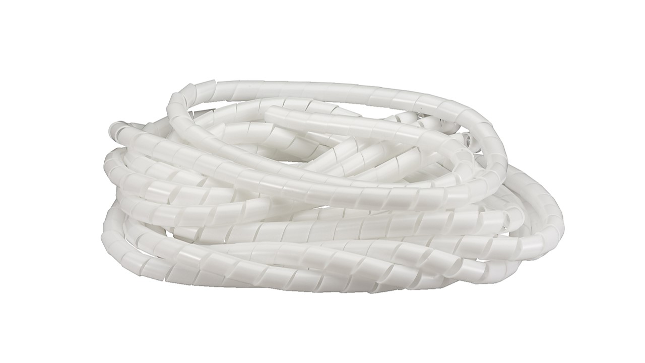 Espiral blanco19mm(3/4)x10M 12-40Cable16AWG